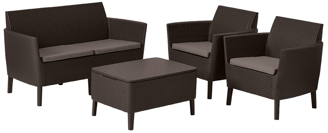 Комплект мебели Salemo set (коричневый) (17206003)